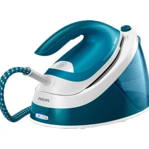 Philips PerfectCare Comp Essential Bügelstation – Dampfbügelstation/Bügelstation – weiss / blau