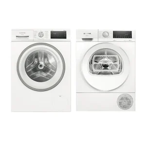 Siemens Set WM14N1F5CH + WQ45G290CH – Waschturm Set